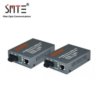 optical media converter htb 1100s 25km 10100mbps rj45 single mode single fiber tx rx sc 1550nm