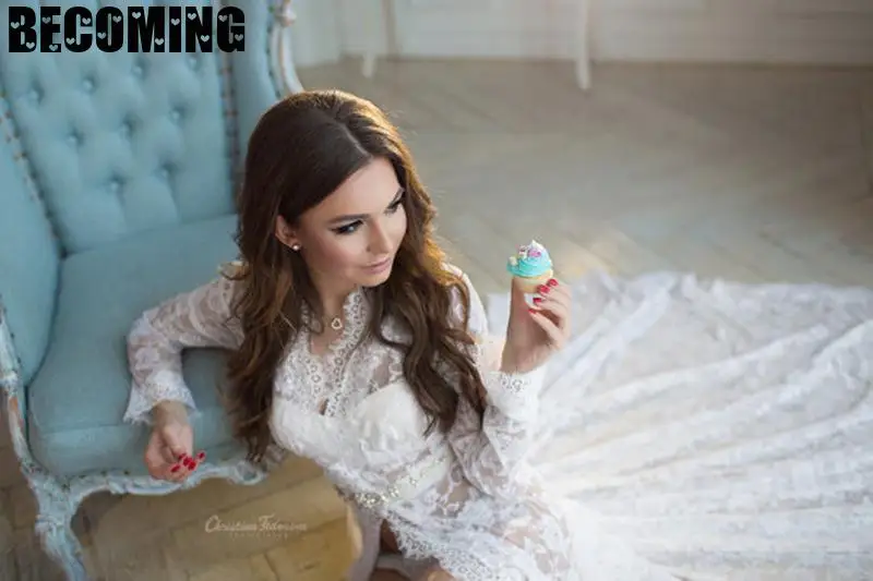 Платье для беременных фотосессии платье размера плюс одежда кружевное летнее