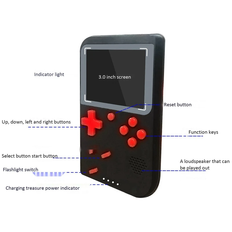 Портативная игровая консоль 400 футболки с принтами на тему классических игр 3