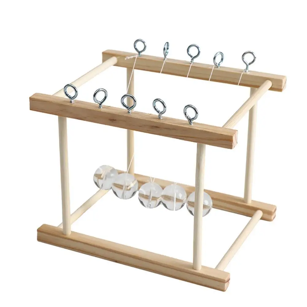 

DIY Newtons Cradle Pendulum Balance Balls Physics Science Educational Kids Early Cognition Toy Children Gift