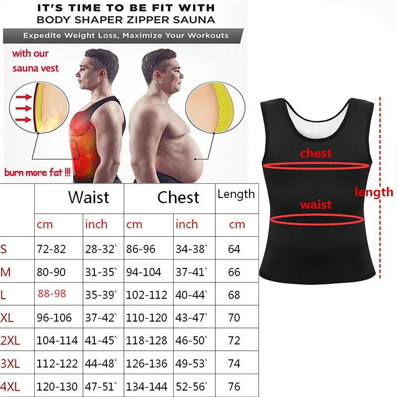 Мужской Лидер продаж 2020 жилет для сауны и пота формирователь тела триммер талии