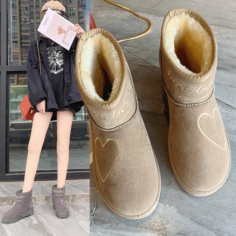 Женские зимние ботинки на открытом воздухе для Для женщин Утепленная одежда