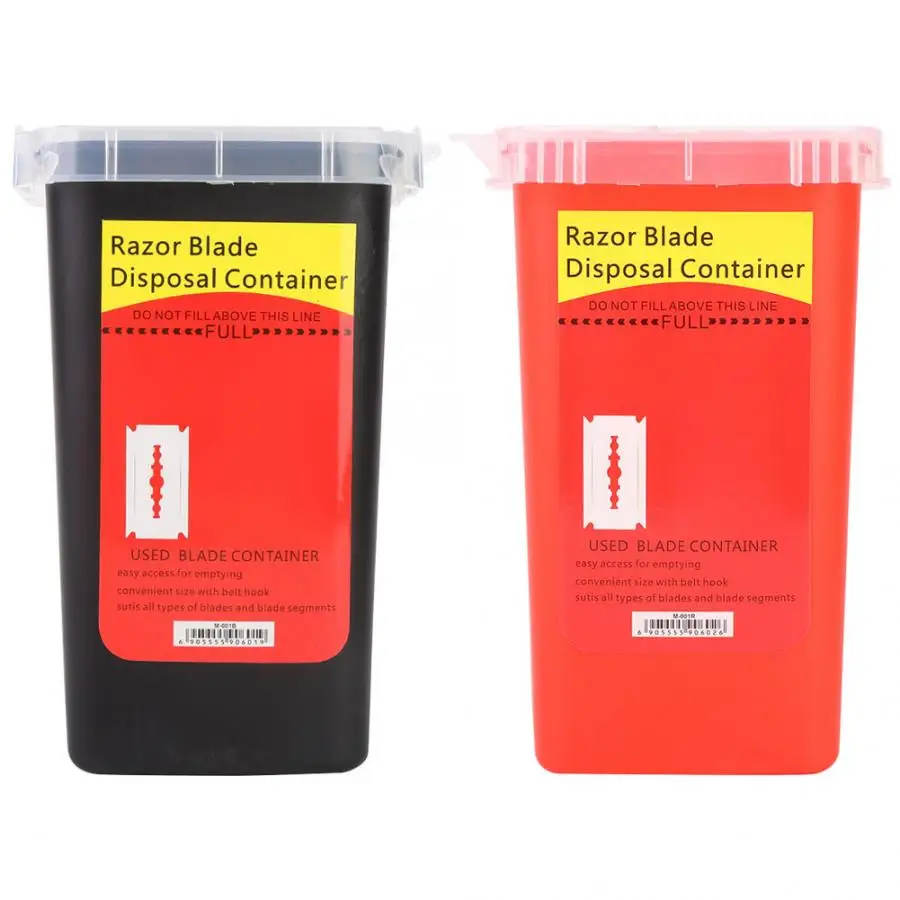 Аксессуары для ресниц контейнер удаления чехол хранения отходов лезвие