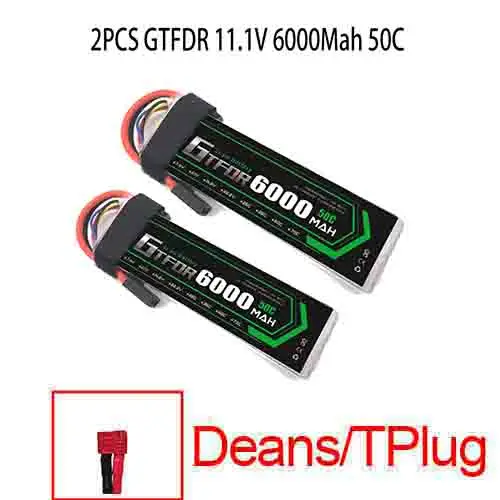 2PCS6000SOFTDEANS 2S 3S 4S 5200mAh 6000mAh 7000MAH 7,4 V 11,1 V 14,8 V 50C 60C 100C 120C GTFDR Lipo батарея для X-MAXX E-REVO RC автомобилей Лодка Дрон - Цвет: 2PCS6000SOFTDEANS