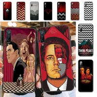 welcome to twin peaks phone case for xiaomi mi 5 6 8 9 10 lite pro se mix 2s 3 f1 max2 3