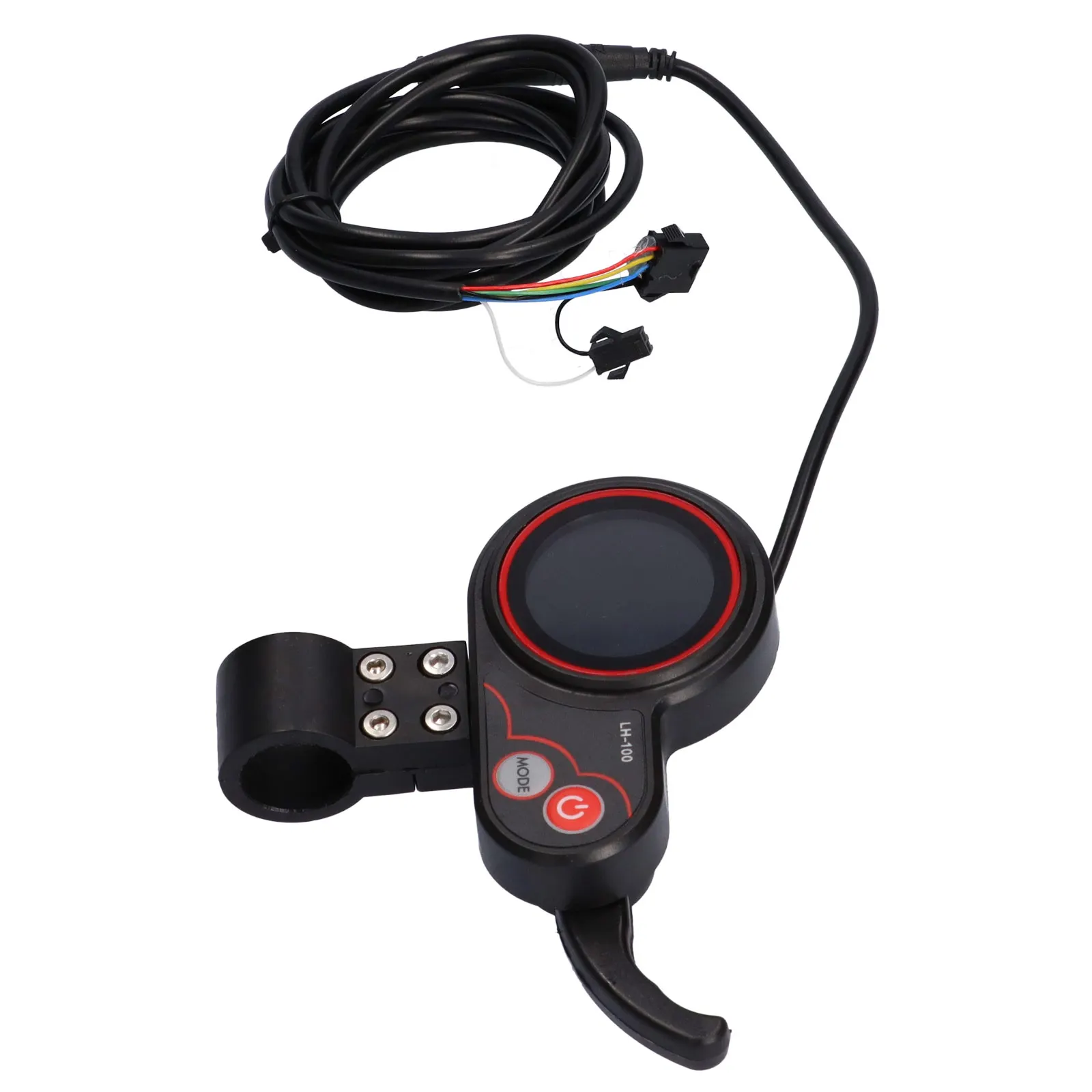 

6-Wire Electric Bicycle Controller With LCD Display Meter Bicycle Motor Brushless Controller Kit Durable Easy Install Rainproof