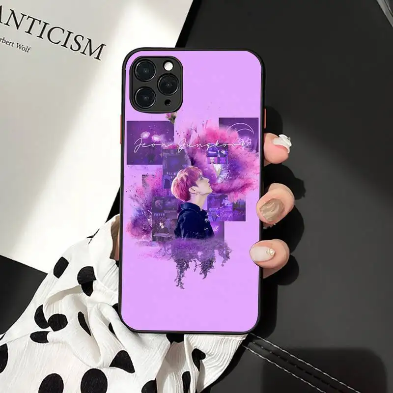 

Jungkook idol Phone Case For iPhone 8 7 6 6S Plus 5 5S SE 2020 12pro max XR X XS MAX 11 Fundas Coque Bumper