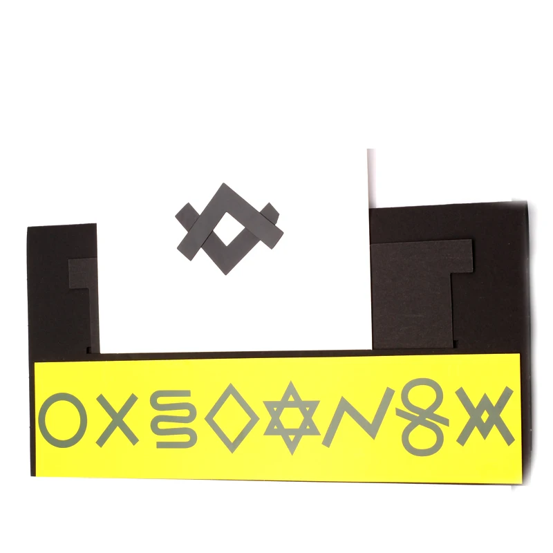 Ментальный символ с картой ESP фокусы фокусник иллюзии крупным планом аксессуары