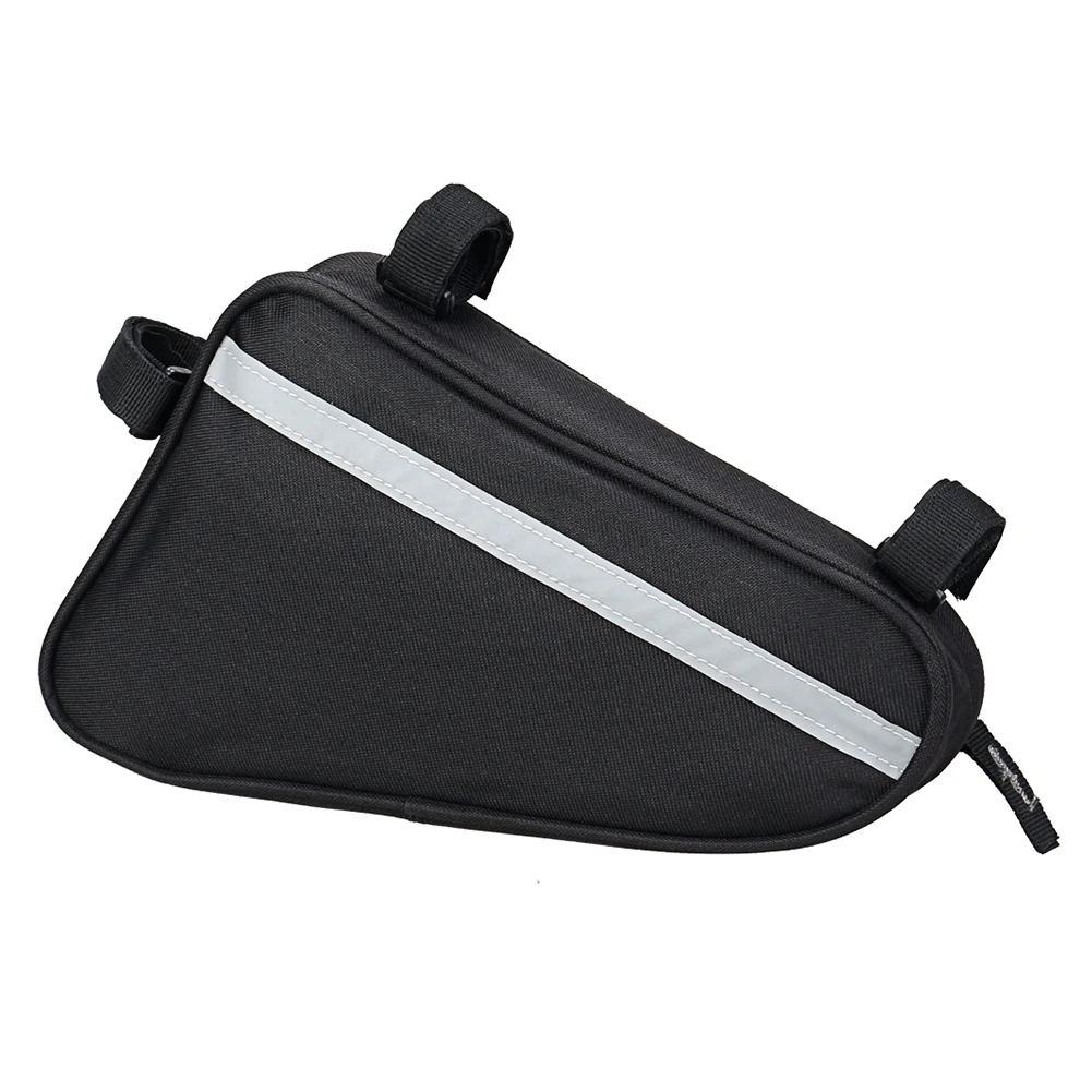 Модная велосипедная сумка треугольная на молнии для горного велосипеда двойная