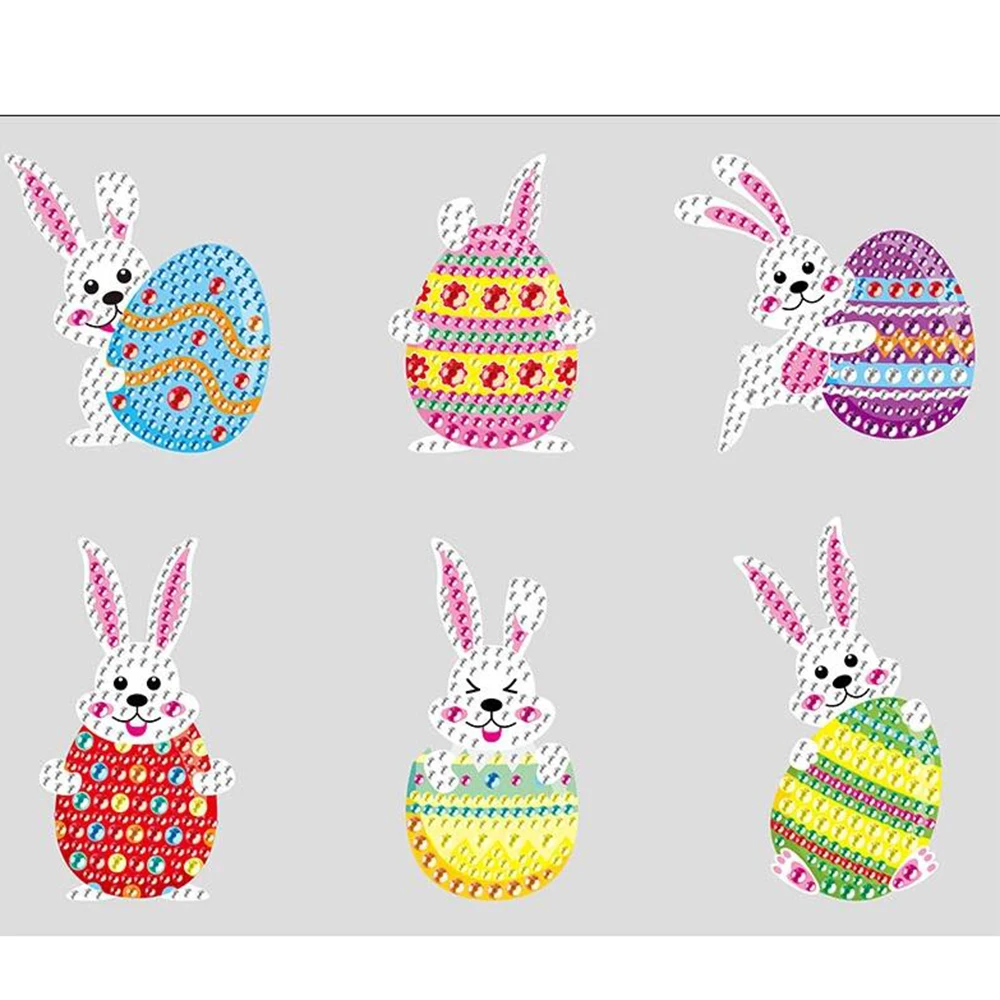 

New Design Animal Cartoon Pattern 5D Diamond Painting Sticker Diamond Mosaic Picture Rhinestone Kids Gift Home Decoration