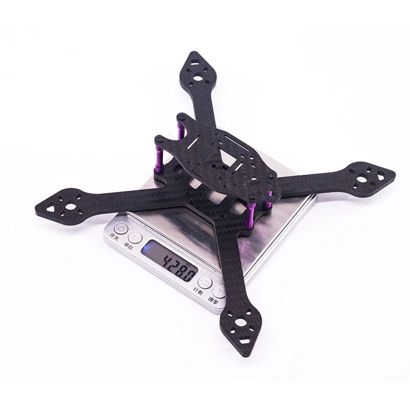 

URUAV Cost-E LOK 5 Inch 210mm Wheelbase Type-H Black Carbon Fiber Frame Kit for RC FPV Racing Drone RC Parts DIY Accessories