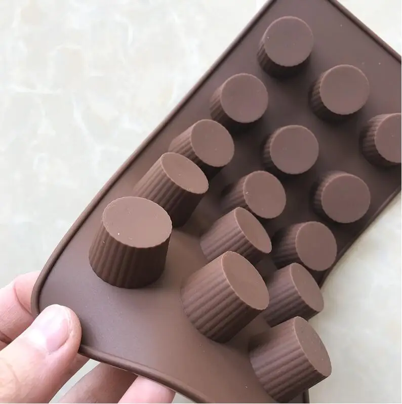Силиконовая форма для выпечки DIY круглая желе с 15 отверстиями силиконовая