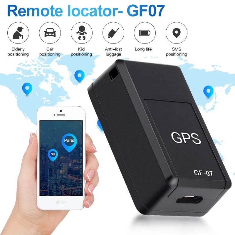 Мини локатор для отслеживания GPS в режиме реального времени магнитное личное
