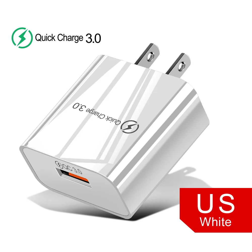 Олаф QC 3,0 USB зарядное устройство quick charge 3,0 для samsung S10 Xiaomi huawei мобильный телефон зарядное устройство адаптер для iphone X 7 8 Plus Xs Max