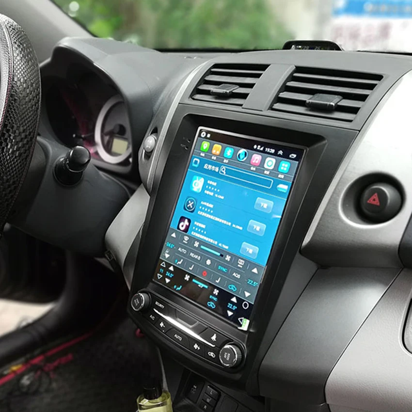 Tesla Screen For Toyota RAV4 XA30 2006-2012 Auto Android Multimedia Player 10.4 Inch Car Radio Stereo Audio GPS Navigation | Автомобили и