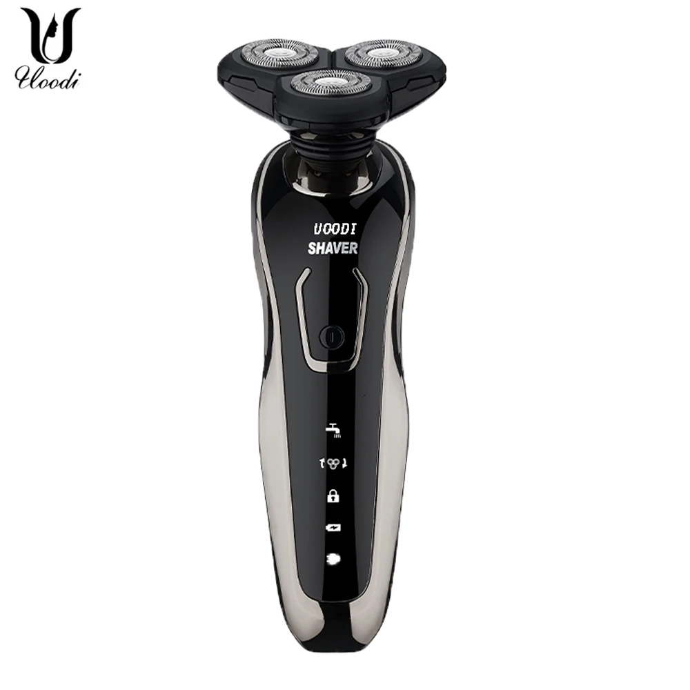 Бритва электрическая для лица мужчин 3D плавающее лезвие моющаяся USB