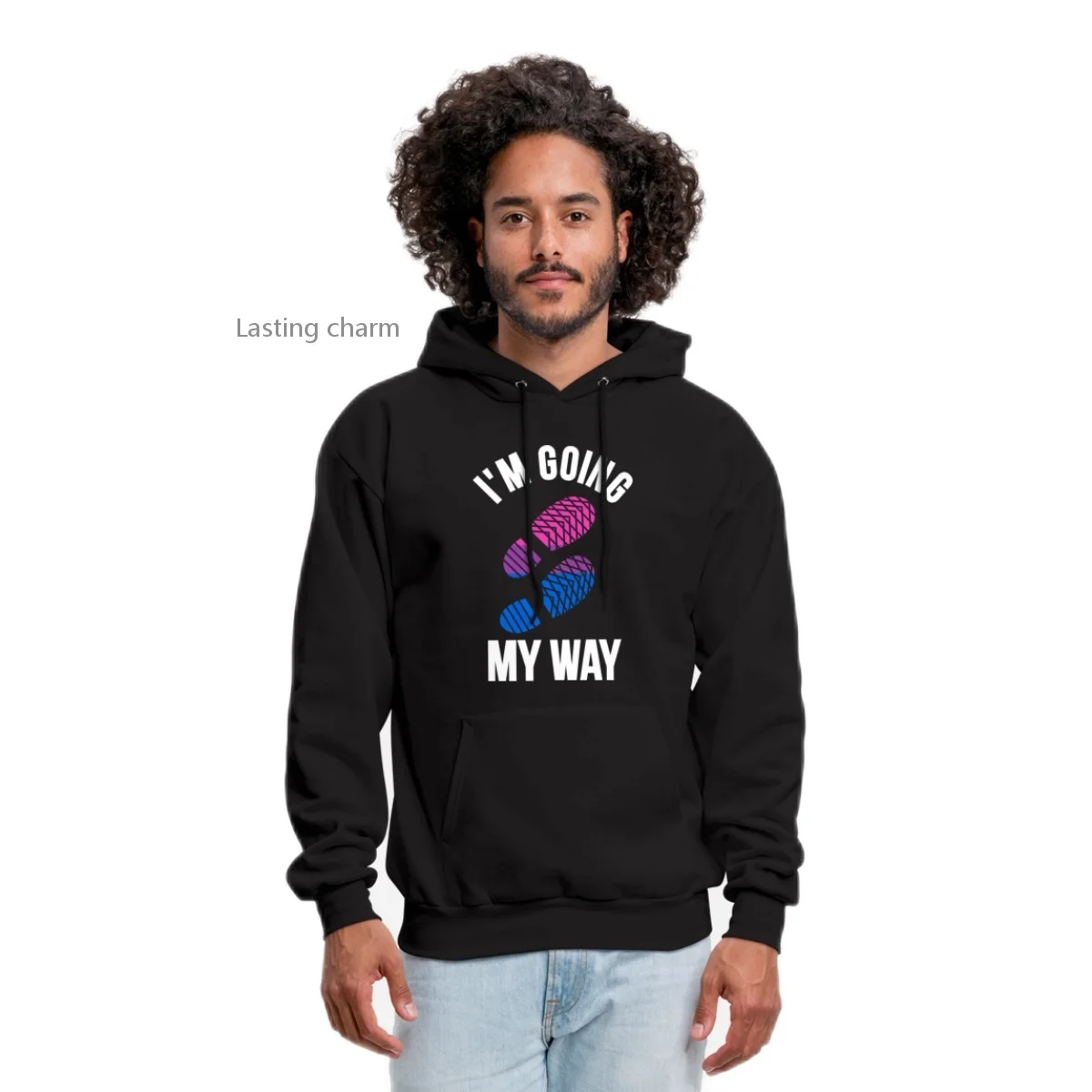 

Мужской спортивный костюм из флиса с капюшоном