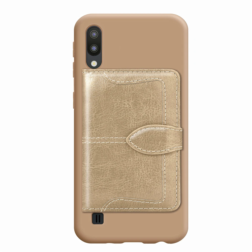 Чехол для samsung Galaxy M10 в стиле ретро Многофункциональный ТПУ + кожаный чехол
