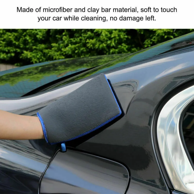 

Clay Car Wash Gloves Cleaning Detailing Hand Glove Mitt Reusable 140*220mm