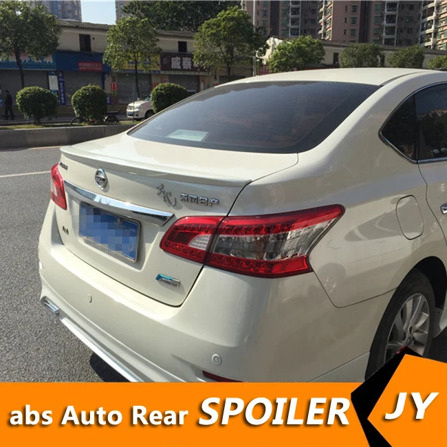 Для NISSAN Sentra спойлер 2012 2016 высокого качества ABS Материал заднее крыло автомобиля