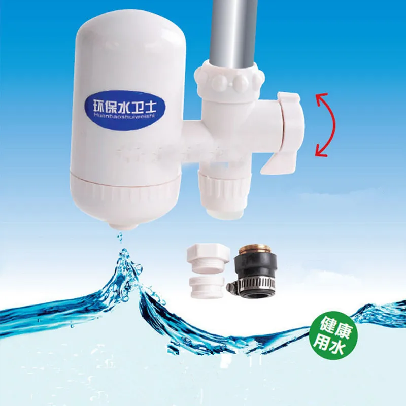 Water Filter Purifier Home Kitchen Health Healthy Ceramic Cartridge Tap Faucet High Technology White|faucet water filter|water filter purifierwater |
