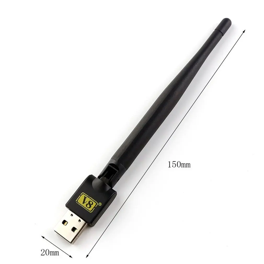 [Подлинный] FREESAT V8 USB wifi с антенной работает для цифровых спутниковых приемников