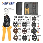Обжимные клещи для TAB 2,8, 4,8, 6,3, C3, XH2.54, 3,96, 2510, трубчатые, неизоляционные клеммы, SN-48B, 10 зажимов, набор электрических зажимов