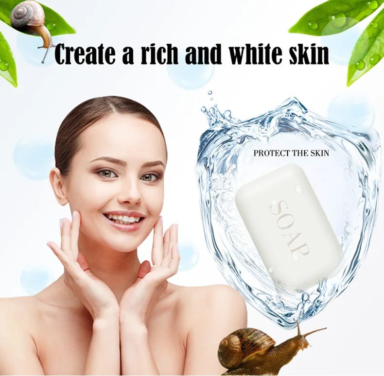 100 г эффект Улитка эссенция мыло коллаген устраняет морщины удаление акне