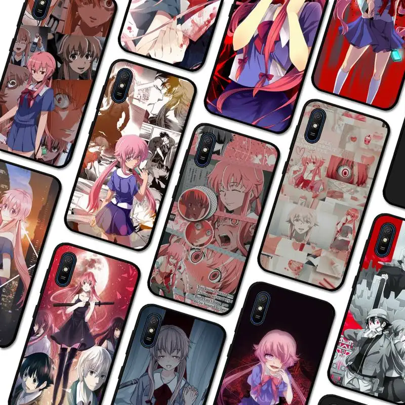 

Anime Mirai Nikki Future Diary Phone Case For Redmi 9A 8A 7A 7A 7 6A 5A 5 Plus 4X S2 GO K20 K30 6 Note 8 9 Pro Cover
