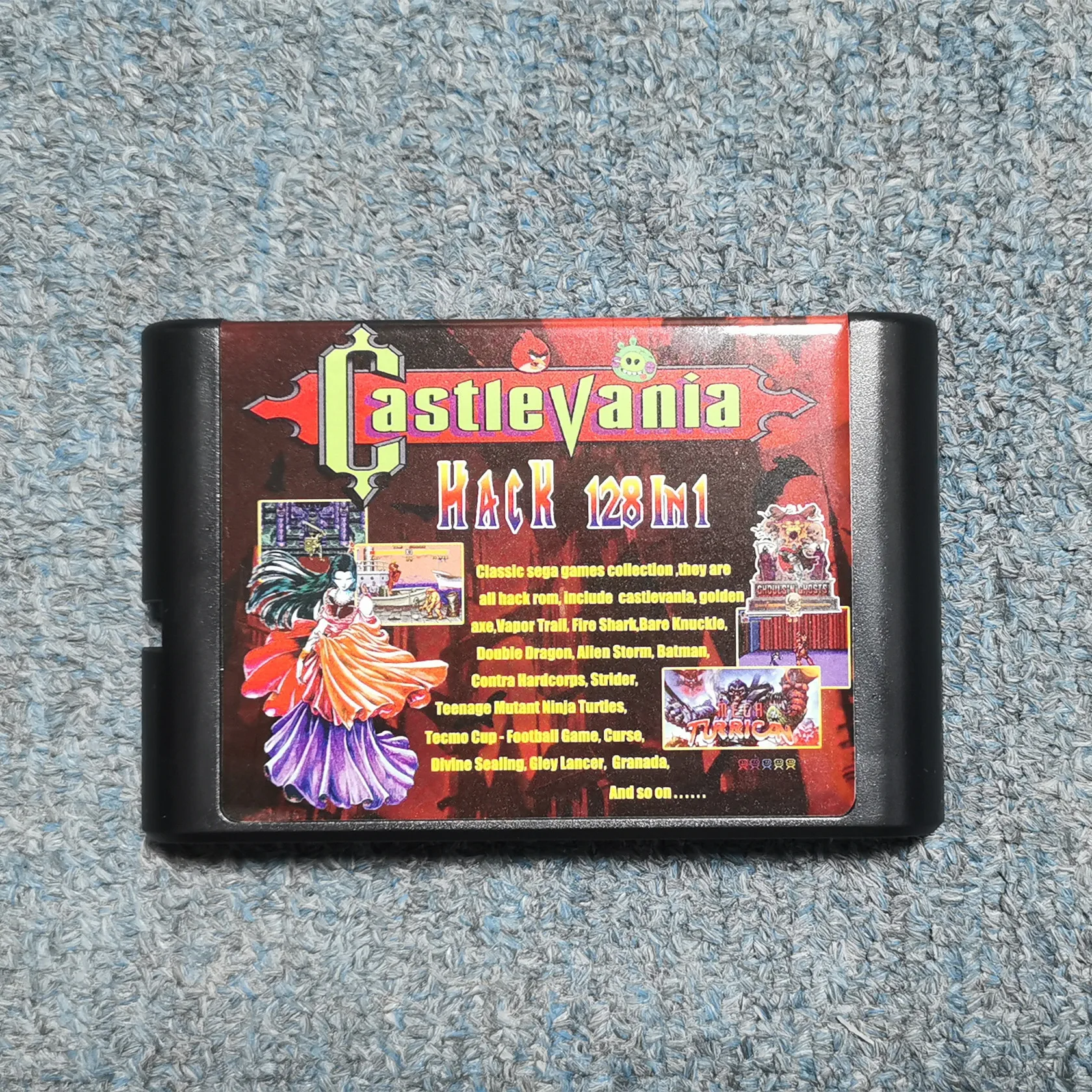 Непревзойденная версия взлома Super 128IN1Classic Коллекция игр Sega включает Castlevania Golden Axe