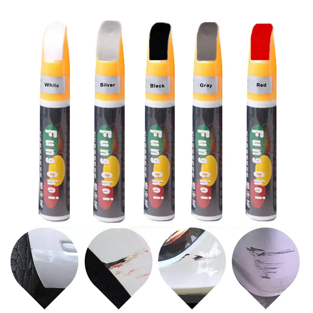 

12ML 5 Colors Professional Repair Pen For Car Paint Scratches Colorless Permanently Waterproof No Trace Vehicle Repair Fluid