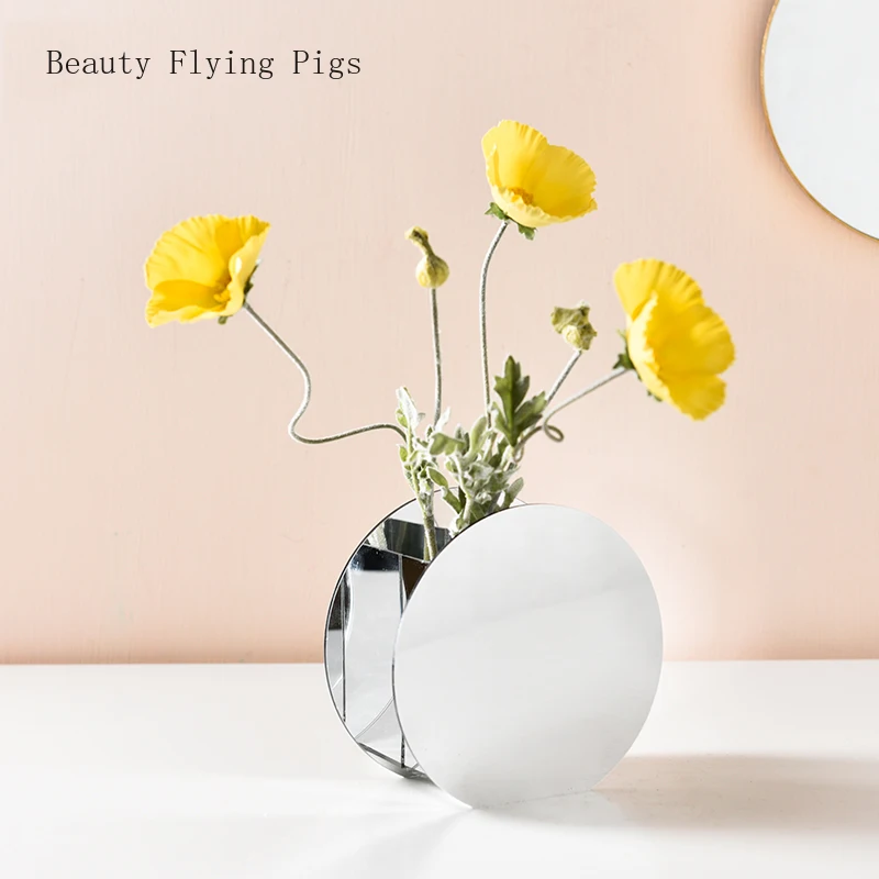 Модная креативная акриловая прозрачная ваза восход и заката домашняя гостиная