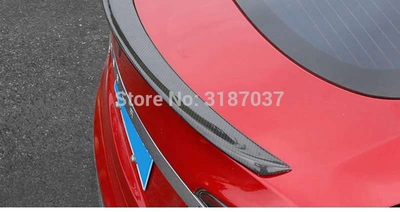 Задний спойлер из углеродного волокна для Tesla Model S Sendan 4 Door 2014 2015 2016|Спойлеры и
