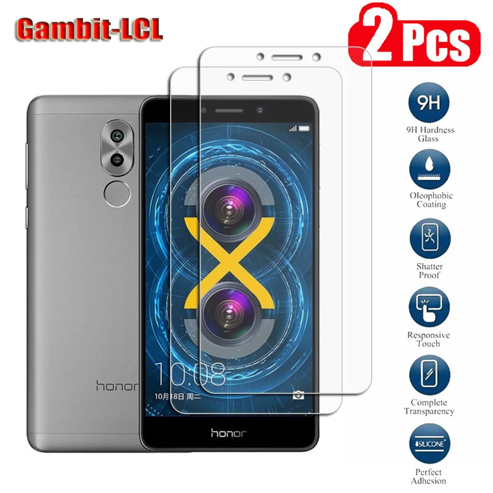 

9H HD Original Protective Tempered Glass For Huawei Honor 6X 5.5" Mate 9 Lite GR5 2017 Screen Protective Protector Cover Film