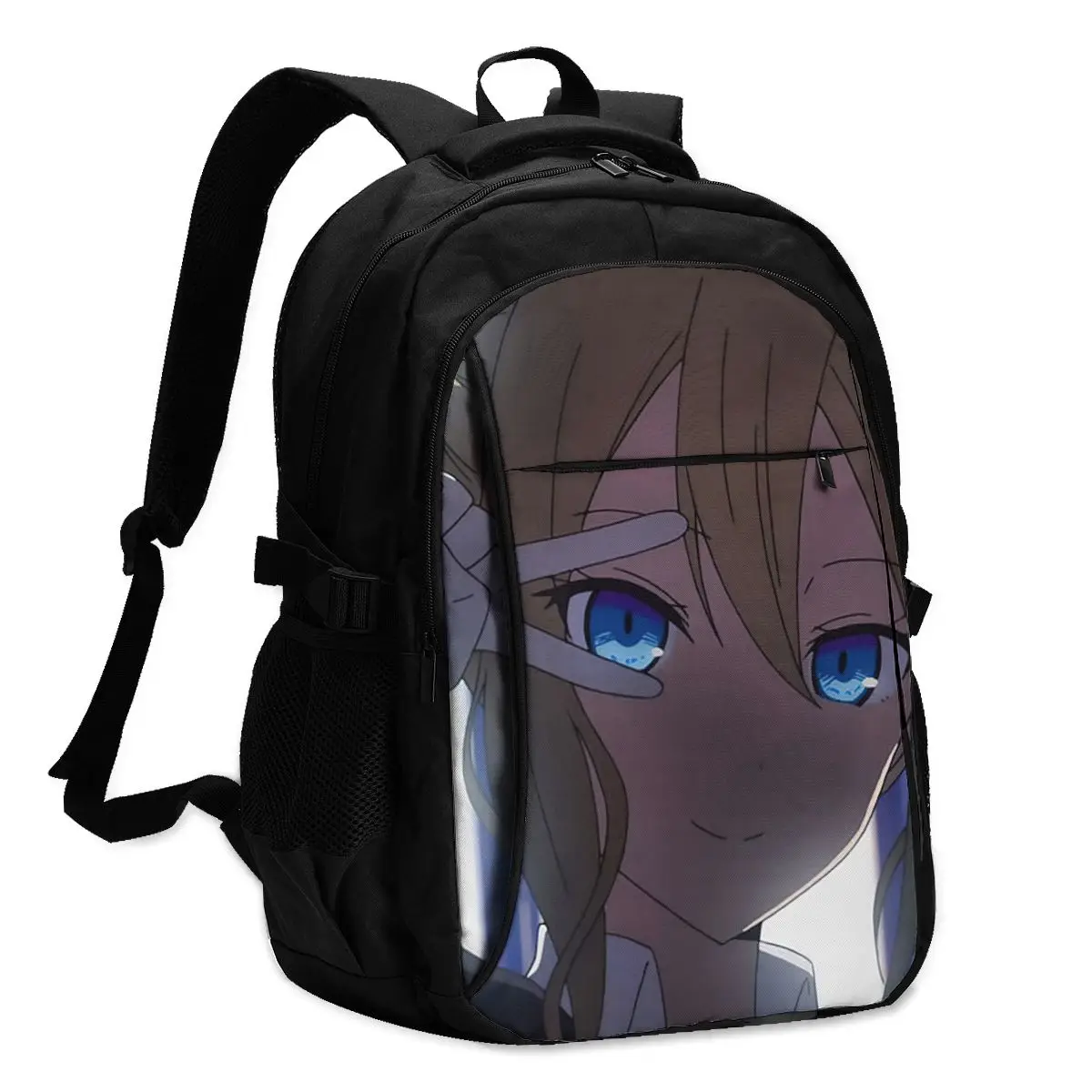 

Kaguya Sama Backpacks Durable Unusual Charger USB Backpack Business Runner Bags