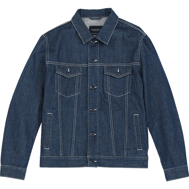 

SIMWOOD 2021 Spring Winter New Denim Jackets Men Plus Size High Quality Coats Loose Classical Jackets SJ130751