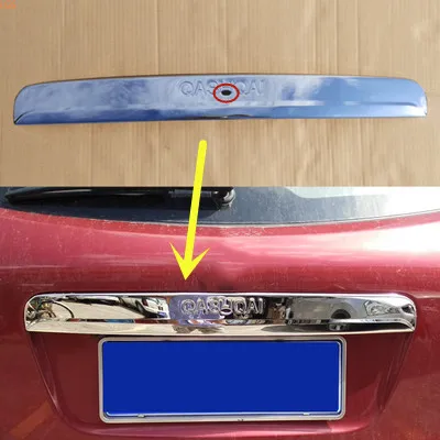 

Для Nissan QASHQAI 2008-2015 Высококачественная задняя дверь из нержавеющей стали Декоративная полоса для багажника