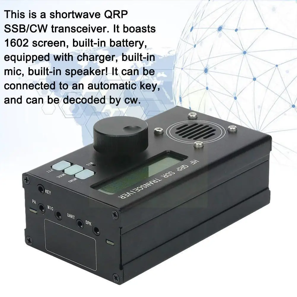 

Tzt Usdx Usdr Hf S7p Sdr трансивер Ssb/cw 8-полосный 5 Вт Dsp Sdr трансивер наборы с черным корпусом для любительского радио N2q8
