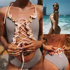 2020 сексуальный женский цельный купальник бикини с вырезами, купальник, пляжная одежда, купальный костюм, монокини