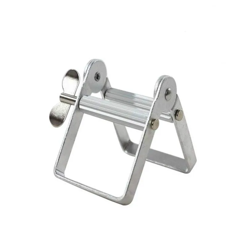 

1pcs Tube Squeezer Lazy Toothpaste Dispenser Metal Squeezing Tools Hair Color Dye Cosmetic Paint Squeezer Tube Wringer Squeezer