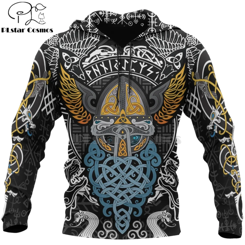 

PLstar Cosmos Viking Warrior Tattoo, новый модный спортивный костюм, повседневный 3d-принт на молнии/Толстовка/куртка/Мужская и Женская стильная одежда-54