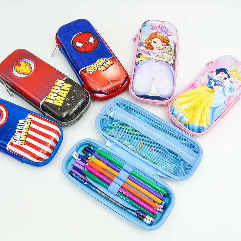 

Disney's New Cartoon Eva Waterproof Stationery Box Personalized Creative Fashion Pencil Case Student And Child Pencil Case Gift