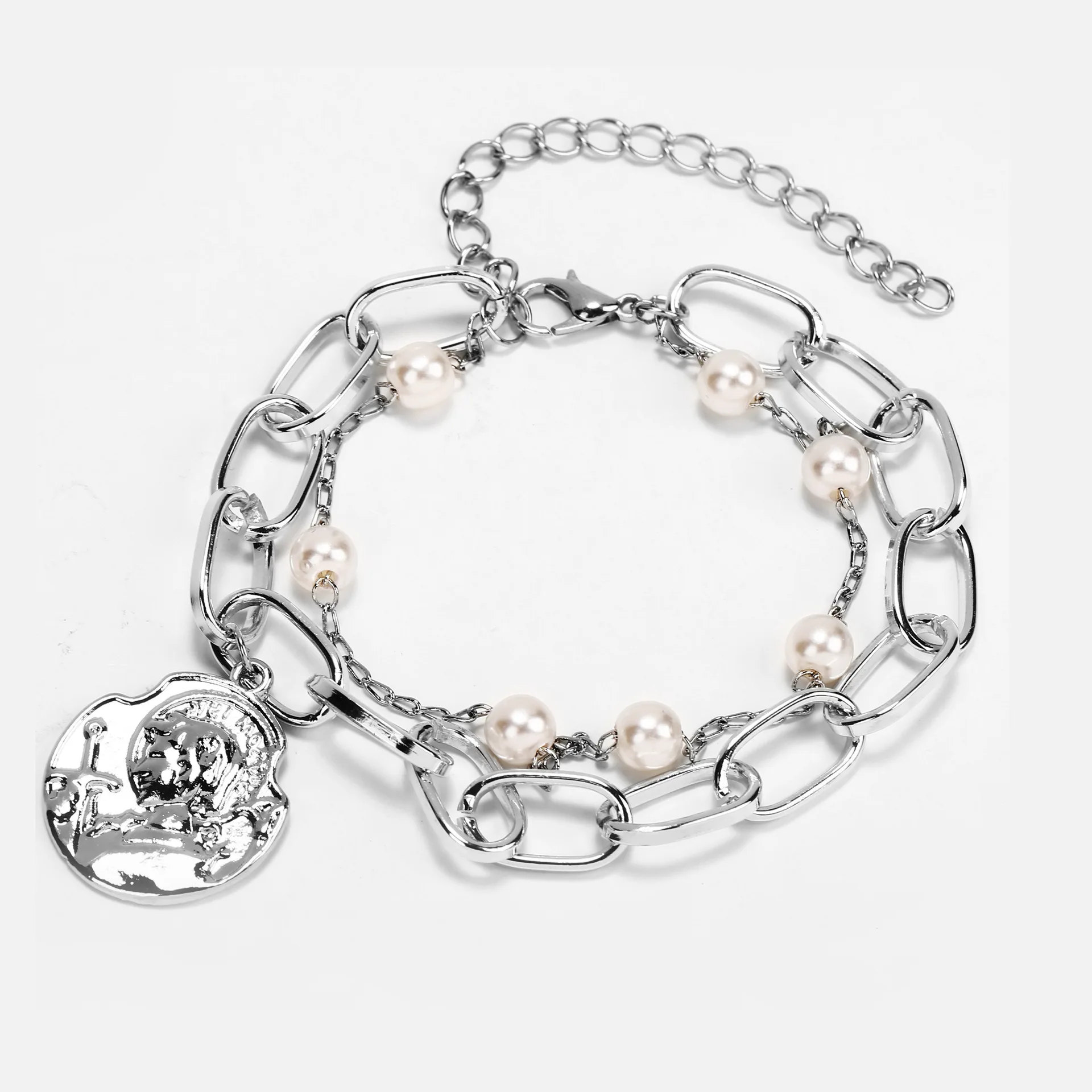 2021 модные золотые цепочки в форме сердца звеньевой браслет-цепочка для женщин