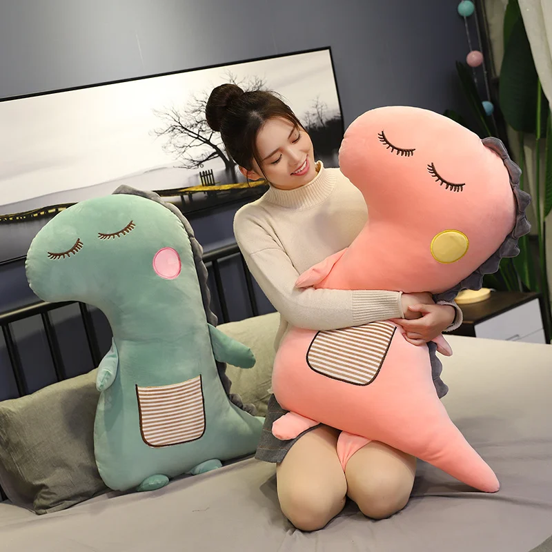 80 см огромная милая плюшевая подушка динозавра Крокодиловая диванная детские