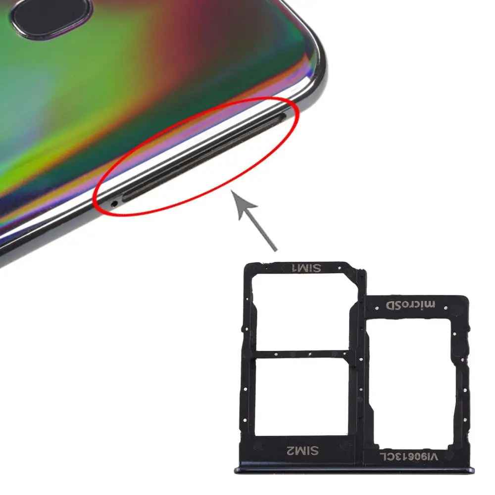 SIM Card Tray + Micro SD for Galaxy A40 | Мобильные телефоны и аксессуары