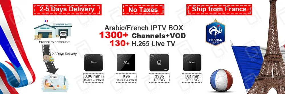 Gotit Android tv box франч IP tv подписка канал IP tv французская Испания Португалия Арабский канал IPTV 7000Live+ Vod Mag M3u