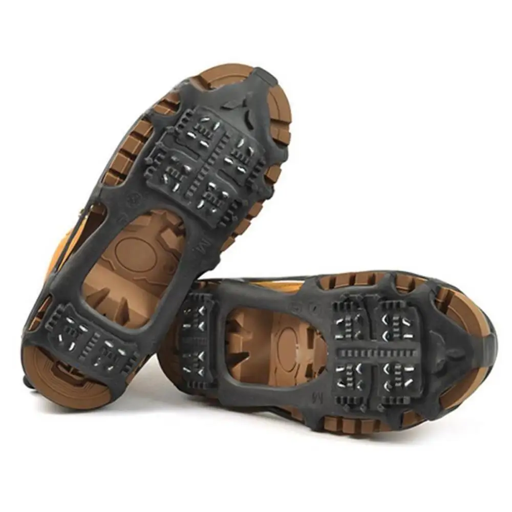 Нескользящие скобы с 24 зубцами для зимней рыбалки альпинизма S/M/L | Спорт и