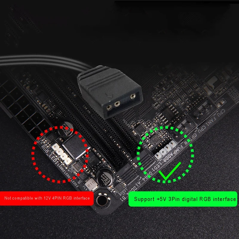 PHANTEKS Drgb 5V 3Pin материнская плата адаптера кабеля слайд основная управления