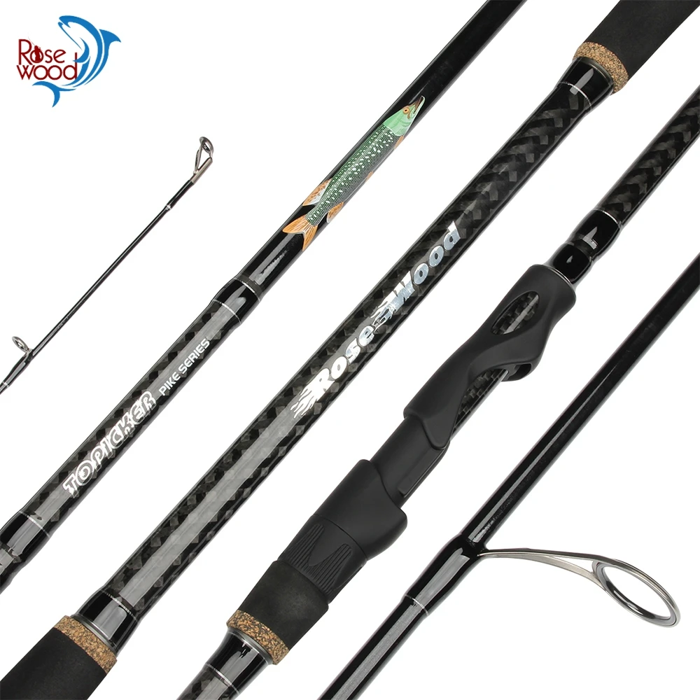Удилище для ловли щуки серия RoseWood 7-8 футов длинное быстрое действие Пресноводной