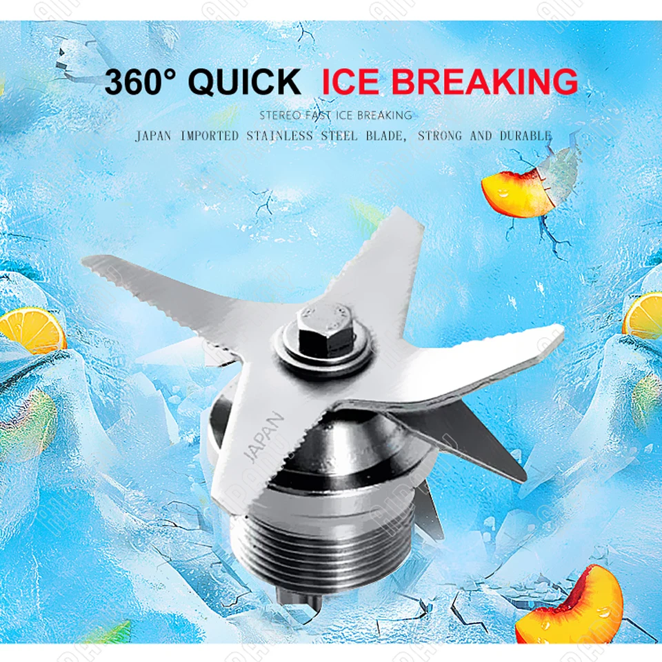 A7600 коммерческий кухонный блендер для смузи 3.3HP 2800 Вт еда без бисфенола-а миксер 6л